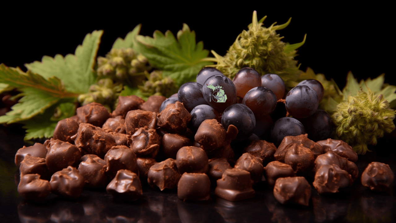 Medicated chocolate-covered raisins, Cannabis-infused chocolate raisins, THC-infused raisin treats, Marijuana-infused chocolate-covered snacks, Edibles recipe
