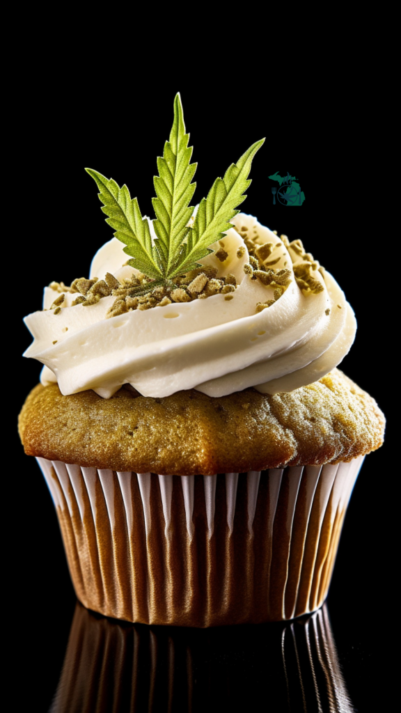 Cannabis-infused butter cream frosting, Edibles recipe, THC-infused frosting. Marijuana-infused frosting, Cannabis baking