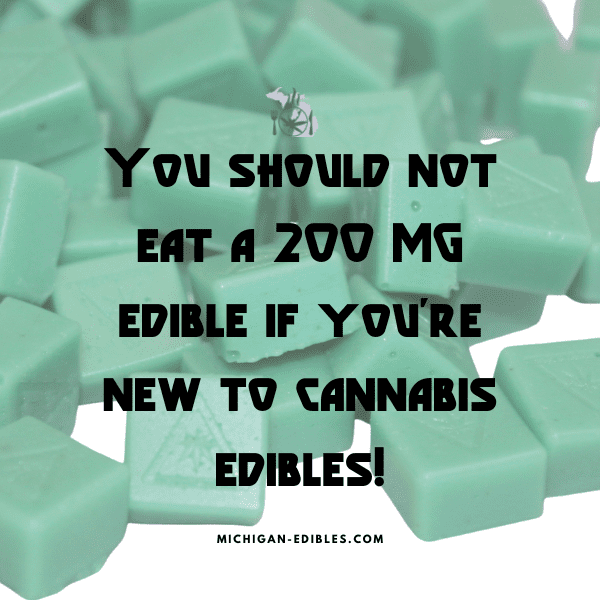 200 mg edible cannabis edible Michigan-Edibles.com