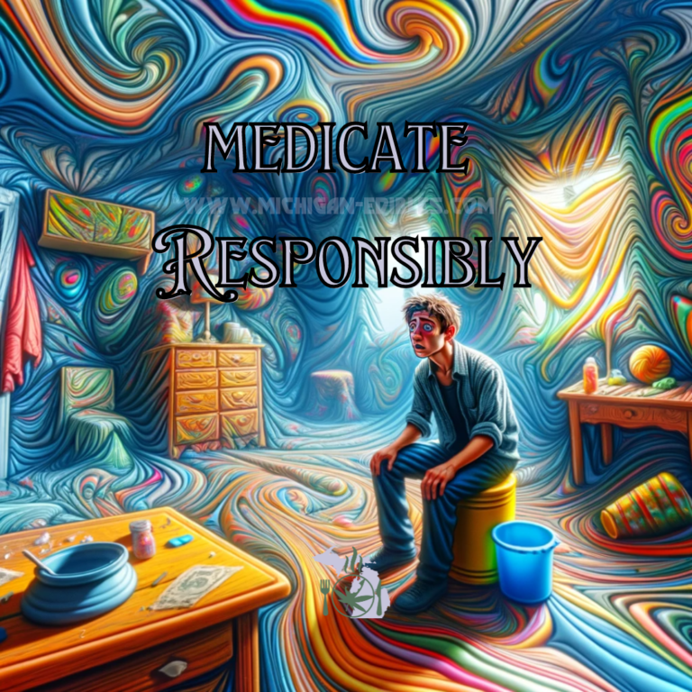 What does it feel like to take too much weed? medicate Responsibly MichiganEdibles.com