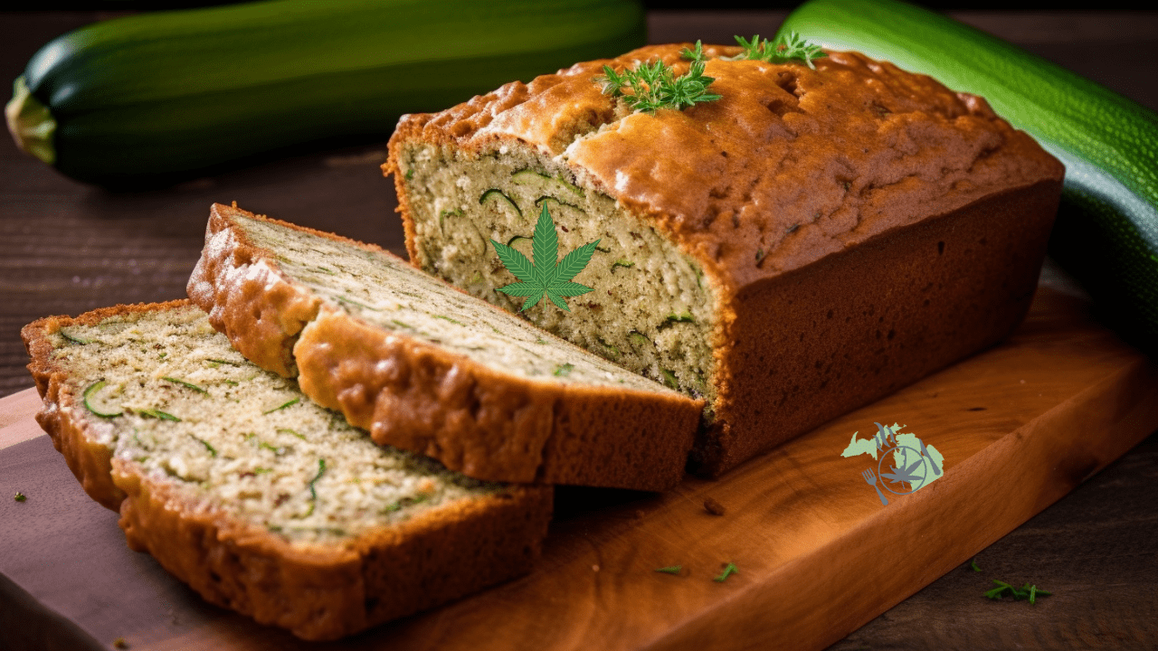 Cannabis zucchini bread, Marijuana-infused zucchini bread, THC-infused bread recipe, Cannabis-infused baking, Zucchini bread with cannabis
