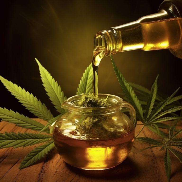 Cannabis-infused olive oil,