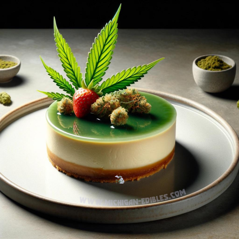 cannabis-infused New York cheesecake