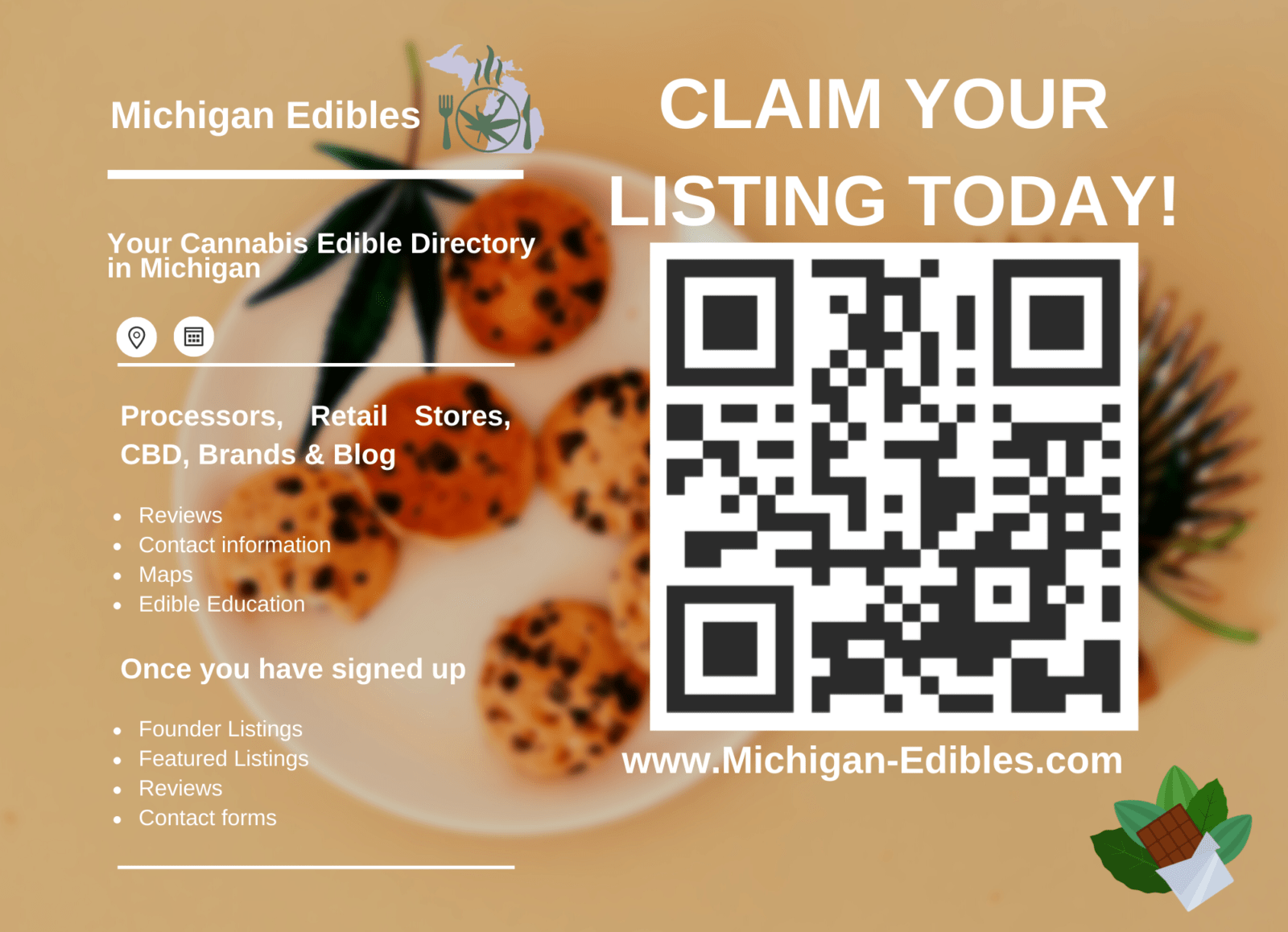 Michigan Edibles claim your cannabis edible listing in Michigan