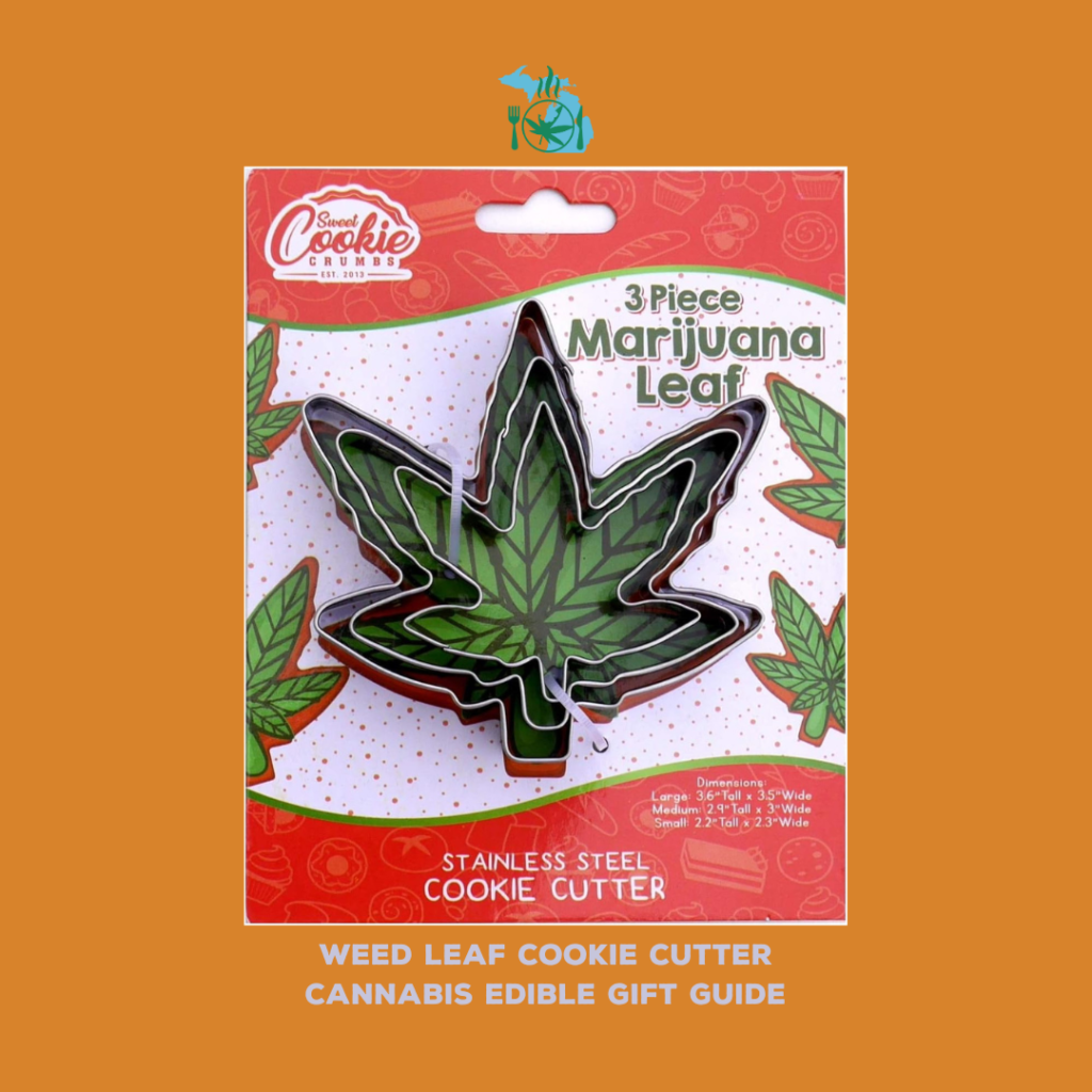 marijuana shaped cookie cutter Edible gifts