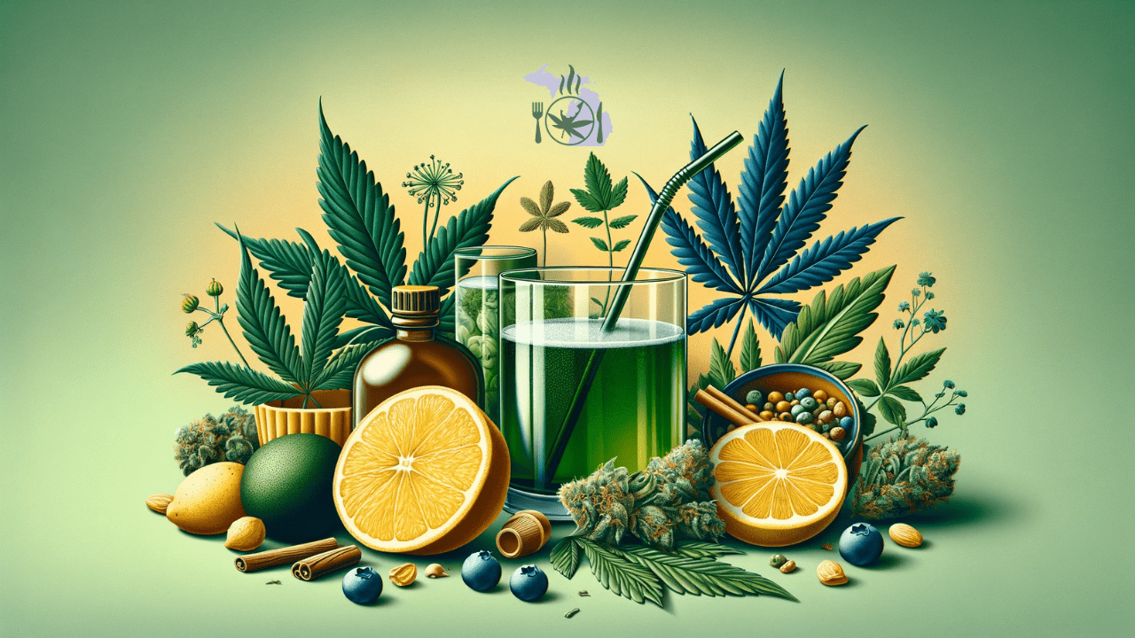 dry January cannabis beverages in Michigan