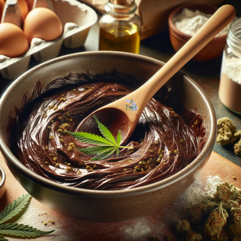 www.michigan-edibles.com Cannabis edible brownie batter