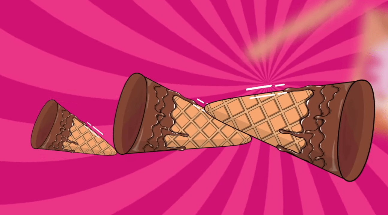 gelato waffle cone ice cream edibles